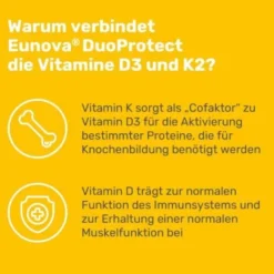 EUNOVA DuoProtect D3+K2 4000 I.E./80 μg Kapseln 90 St