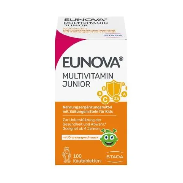 EUNOVA Junior Kautabletten m.Orangengeschmack 100 St