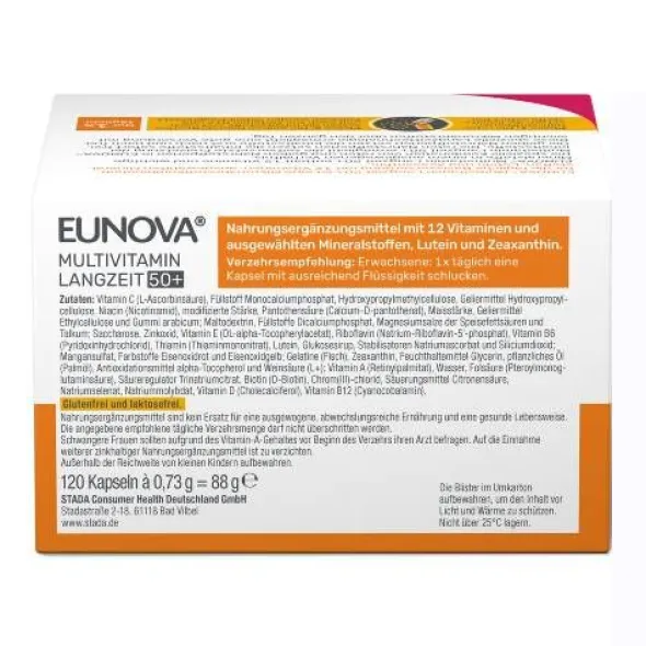 EUNOVA Langzeit 50+ Kapseln 120 St