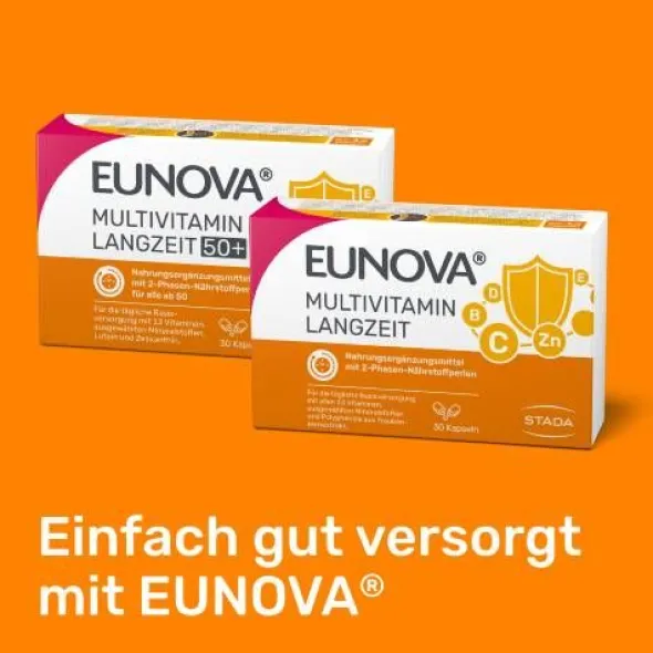 EUNOVA Langzeit 50+ Kapseln 30 St