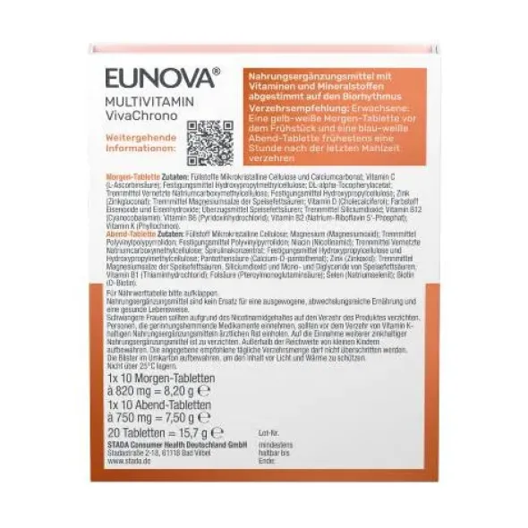 EUNOVA VivaChrono Tabletten SD DE 2X10 St