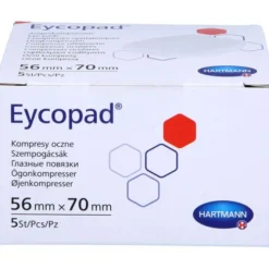 EYCOPAD Augenkompressen 56x70 mm unsteril 5 St