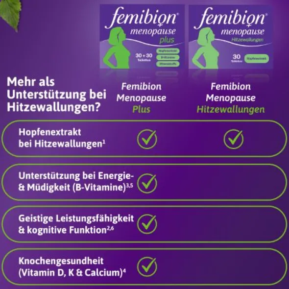 FEMIBION Menopause Plus Tabletten 2X90 St