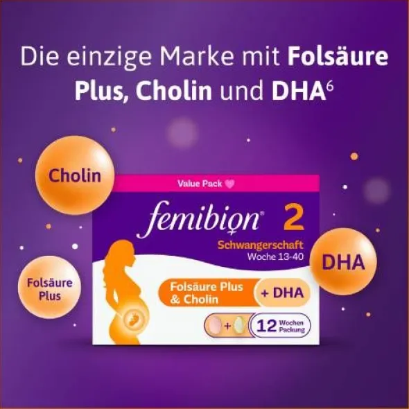 FEMIBION 2 Schwangerschaft Kombipackung 2X56 St