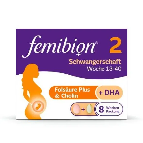FEMIBION 2 Schwangerschaft Kombipackung 2X56 St