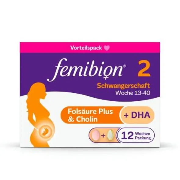 FEMIBION 2 Schwangerschaft Kombipackung 2X84 St