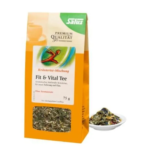 FIT & VITAL Tee Früchte-Kräutertee Bio Salus 75 g