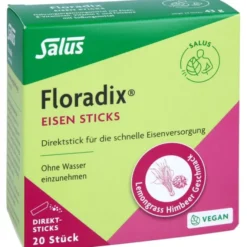 FLORADIX Eisen Sticks Pulver Salus 20 St