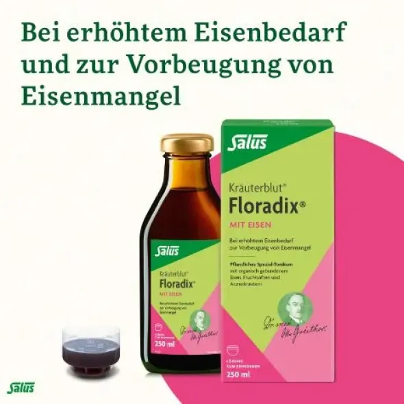 FLORADIX mit Eisen Lösung zum Einnehmen 250 ml