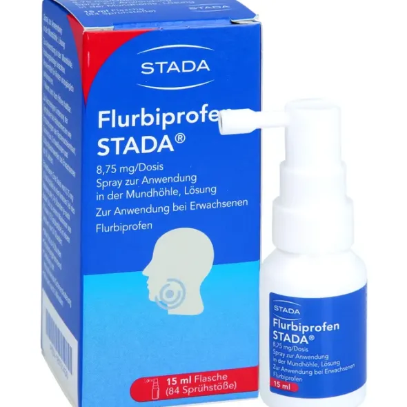 FLURBIPROFEN STADA 8,75 mg/Dosis Spray Anw.Mundhö. 15 ml