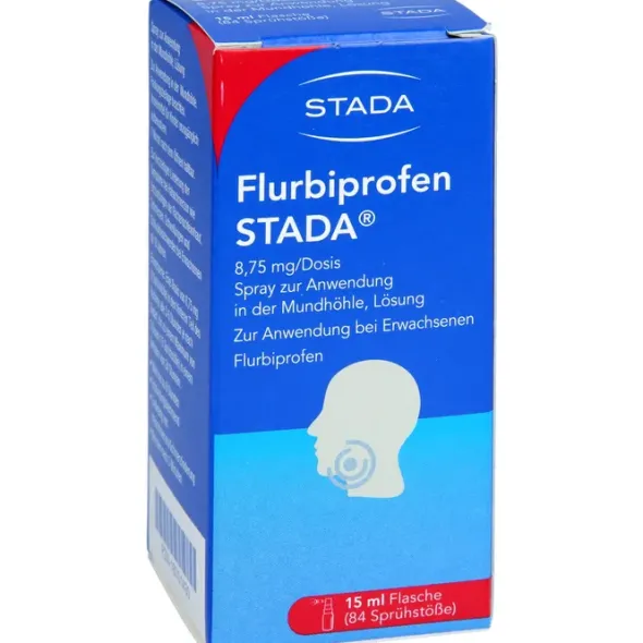 FLURBIPROFEN STADA 8,75 mg/Dosis Spray Anw.Mundhö. 15 ml