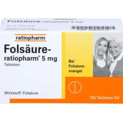 FOLSÄURE-RATIOPHARM 5 mg Tabletten 100 St