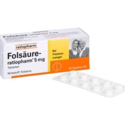 FOLSÄURE-RATIOPHARM 5 mg Tabletten 50 St