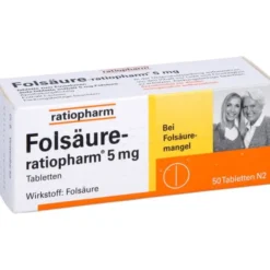 FOLSÄURE-RATIOPHARM 5 mg Tabletten 50 St