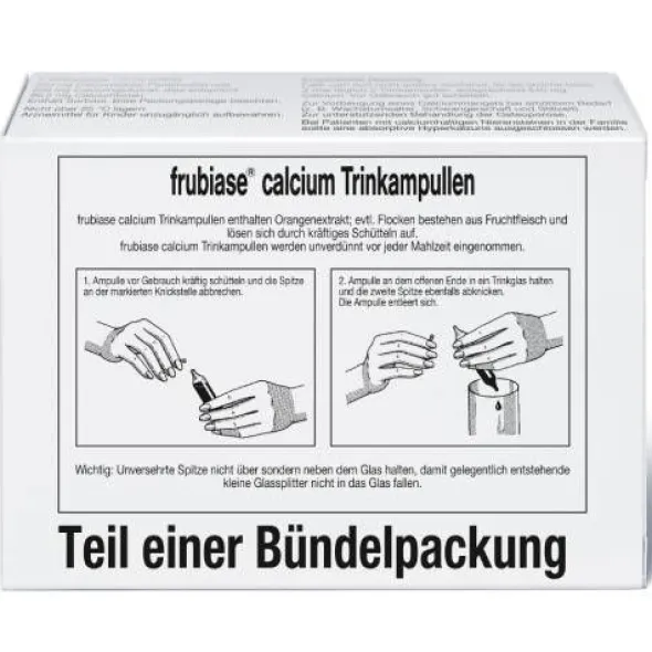 FRUBIASE CALCIUM T Trinkampullen 5X20 St