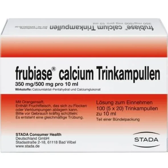 FRUBIASE CALCIUM T Trinkampullen 5X20 St