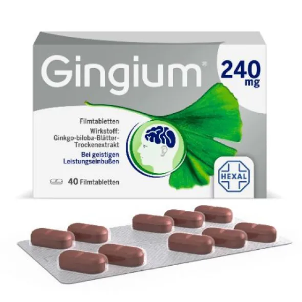 GINGIUM 240 mg Filmtabletten 40 St