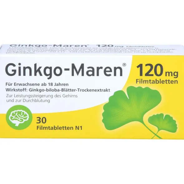GINKGO-MAREN 120 mg Filmtabletten 30 St