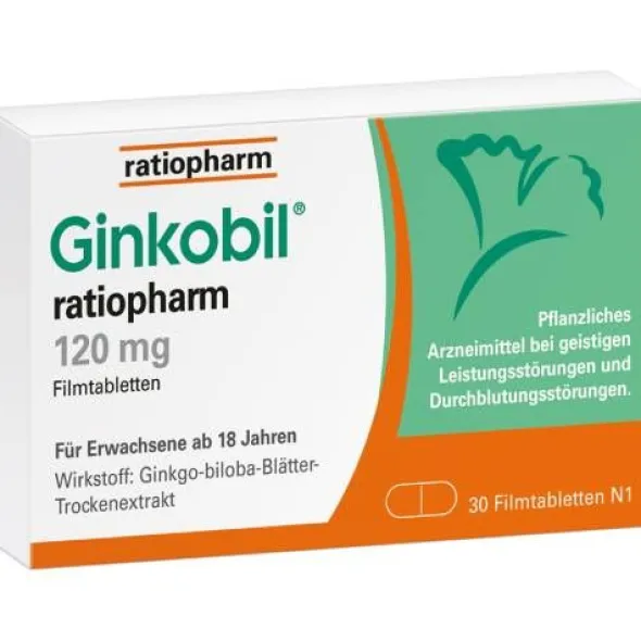 GINKOBIL-ratiopharm 120 mg Filmtabletten 30 St