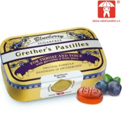 GRETHERS Blueberry zuckerfrei Pastillen 110 g