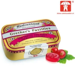GRETHERS Redcurrant+Vitamin C zuckerfrei Pastillen 110 g
