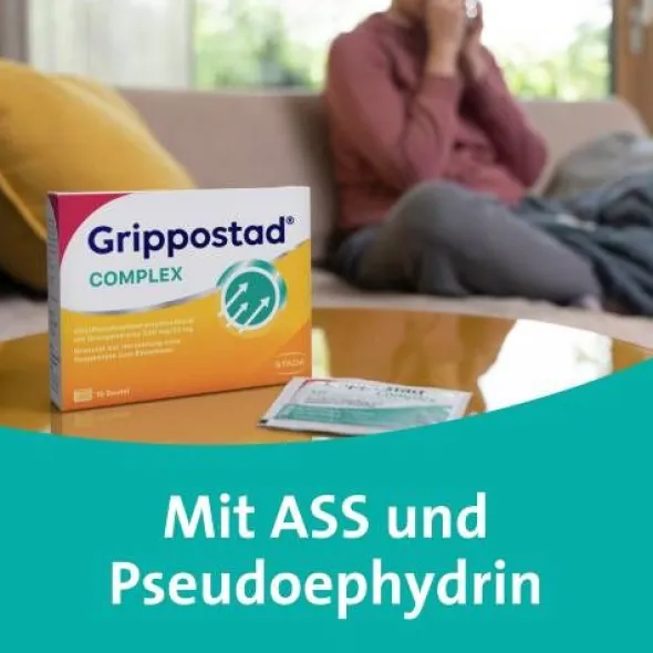 GRIPPOSTAD Complex ASS/Pseudoeph.500/30 mg Orange 10 St