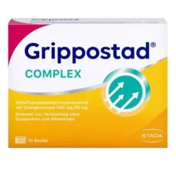 GRIPPOSTAD Complex ASS/Pseudoeph.500/30 mg Orange 10 St