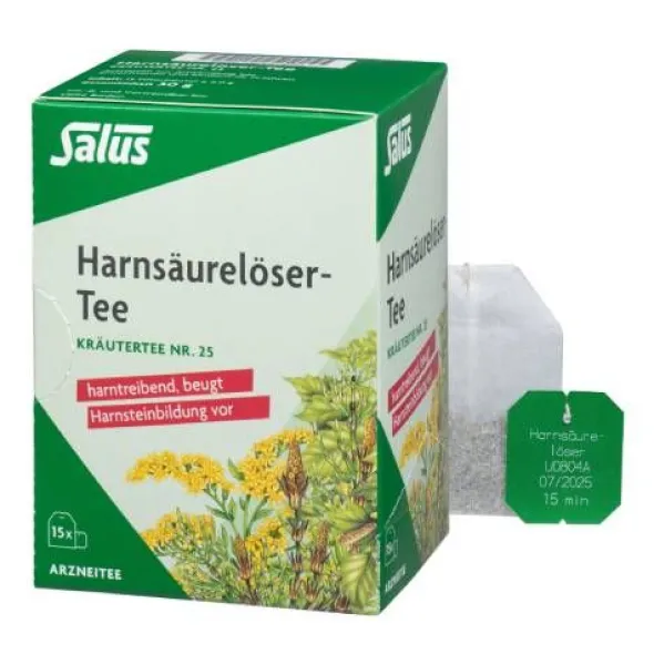 HARNSÄURELÖSER-Tee Kräutertee Nr.25 Salus Fbtl. 15 St