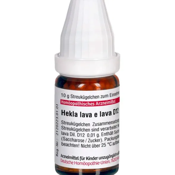 HEKLA lava e lava D 12 Globuli 10 g