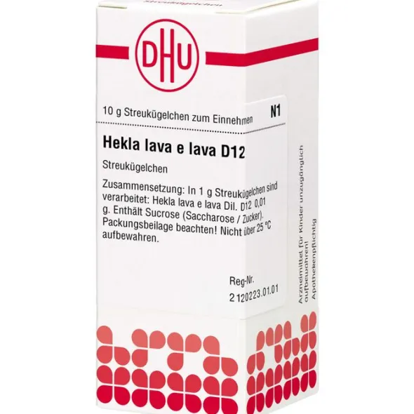 HEKLA lava e lava D 12 Globuli 10 g