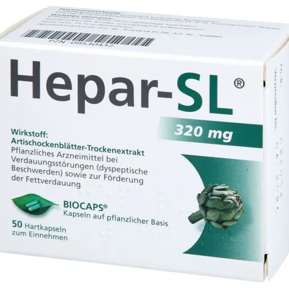 HEPAR-SL 320 mg Hartkapseln 50 St