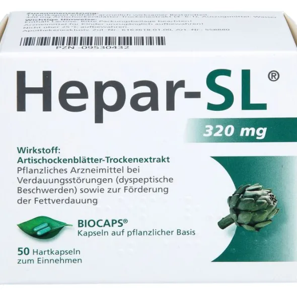 HEPAR-SL 320 mg Hartkapseln 50 St
