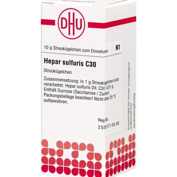 HEPAR SULFURIS C 30 Globuli 10 g