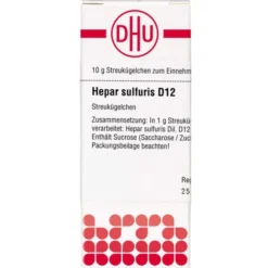 HEPAR SULFURIS D 12 Globuli 10 g
