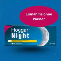 HOGGAR Night 25 mg Schmelztabletten 20 St