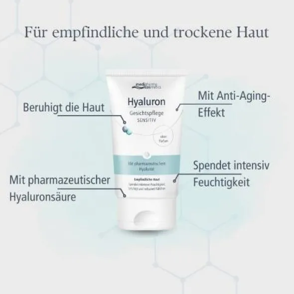 HYALURON GESICHTSPFLEGE sensitive Creme 50 ml