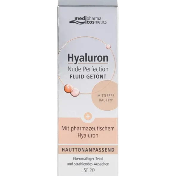 HYALURON NUDE Perfect.Fluid getö.mitt.HT LSF 20 50 ml