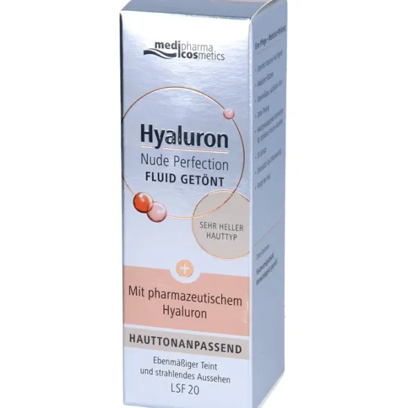 HYALURON NUDE Perfect.Fluid getönt s.hel HT LSF 20 50 ml
