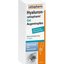 HYALURON-RATIOPHARM Gel Augentropfen 10 ml