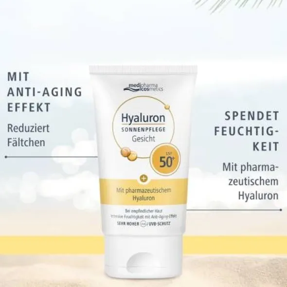 HYALURON SONNENPFLEGE Gesicht Creme LSF 50+ 50 ml
