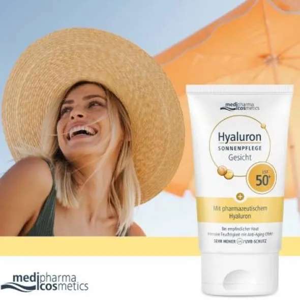 HYALURON SONNENPFLEGE Gesicht Creme LSF 50+ 50 ml