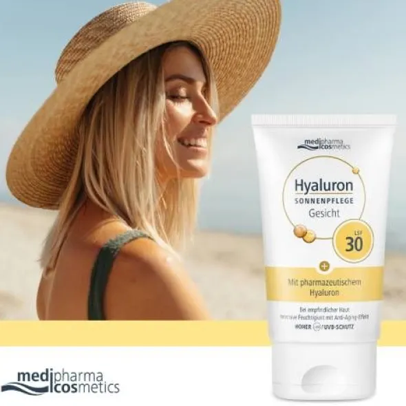 HYALURON SONNENPFLEGE Gesicht Creme LSF 30 50 ml
