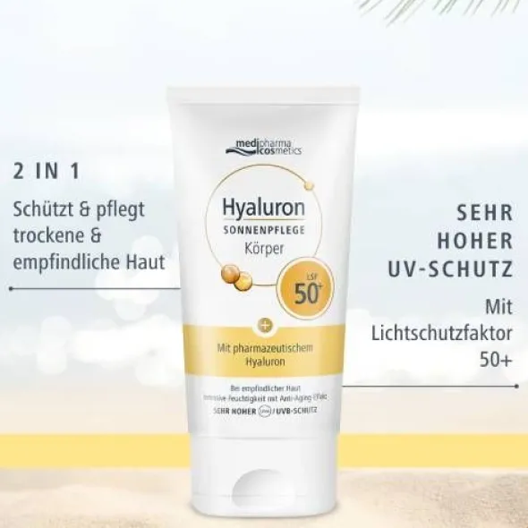 HYALURON SONNENPFLEGE Körper Creme LSF 50+ 150 ml