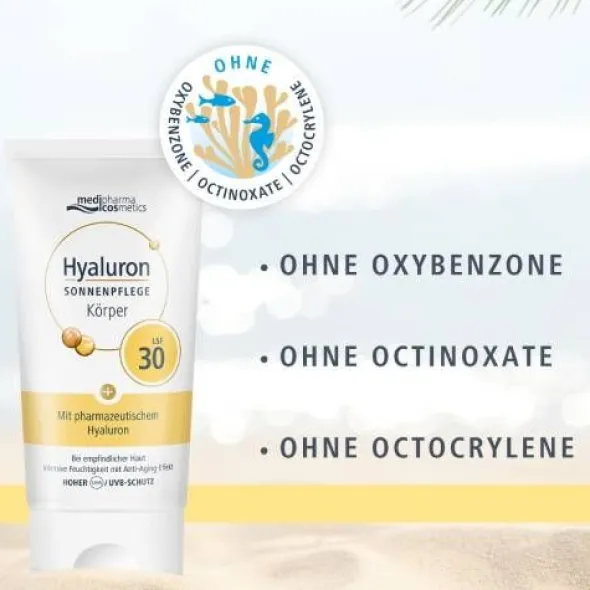 HYALURON SONNENPFLEGE Körper Creme LSF 30 150 ml