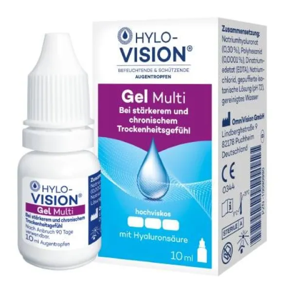HYLO-VISION Gel multi Augentropfen 10 ml