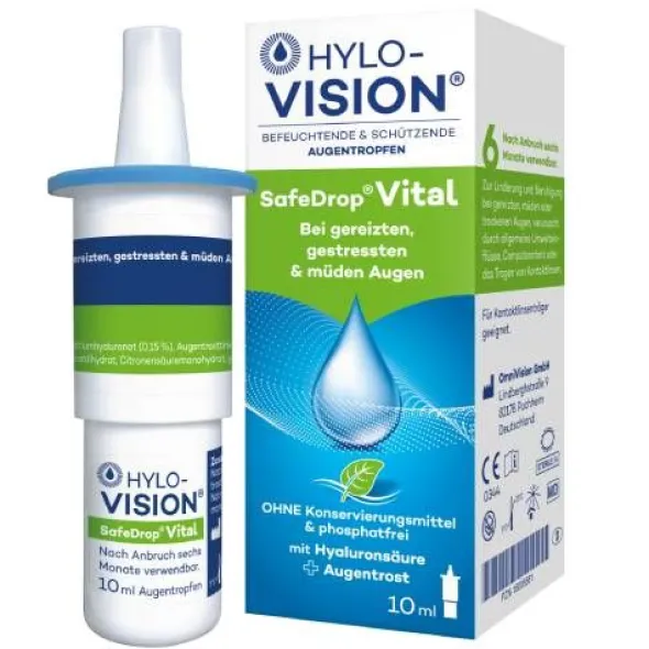 HYLO-VISION SafeDrop Vital Augentropfen 10 ml