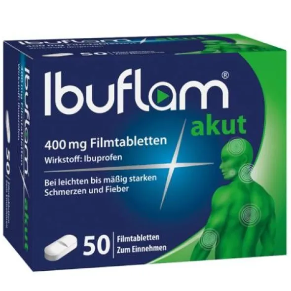 IBUFLAM akut 400 mg Filmtabletten 50 St