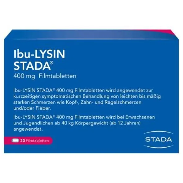 IBU-LYSIN STADA 400 mg Filmtabletten 20 St