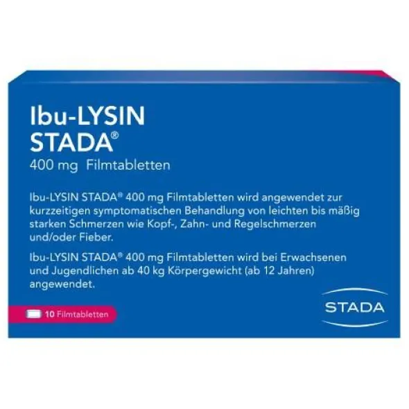 IBU-LYSIN STADA 400 mg Filmtabletten 10 St