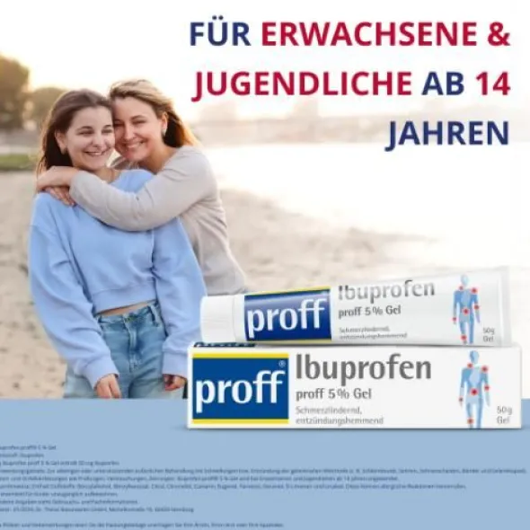 IBUPROFEN proff 5% Gel 50 g